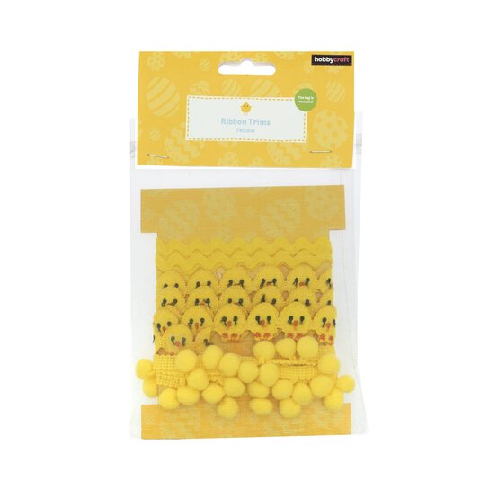 Yellow Chick Easter Trims 3 Pack image number 3
