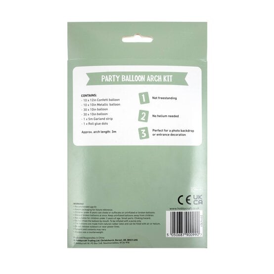 Create & Celebrate Pink Balloon Arch Kit image number 5