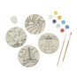 Paint Your Own Beach Coaster Kit 4 Pack  image number 3