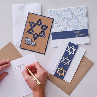 3 Card Ideas to Make for Hanukkah