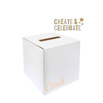 Create & Celebrate White Card Box