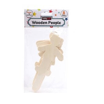 Wooden People 8 Pack image number 2