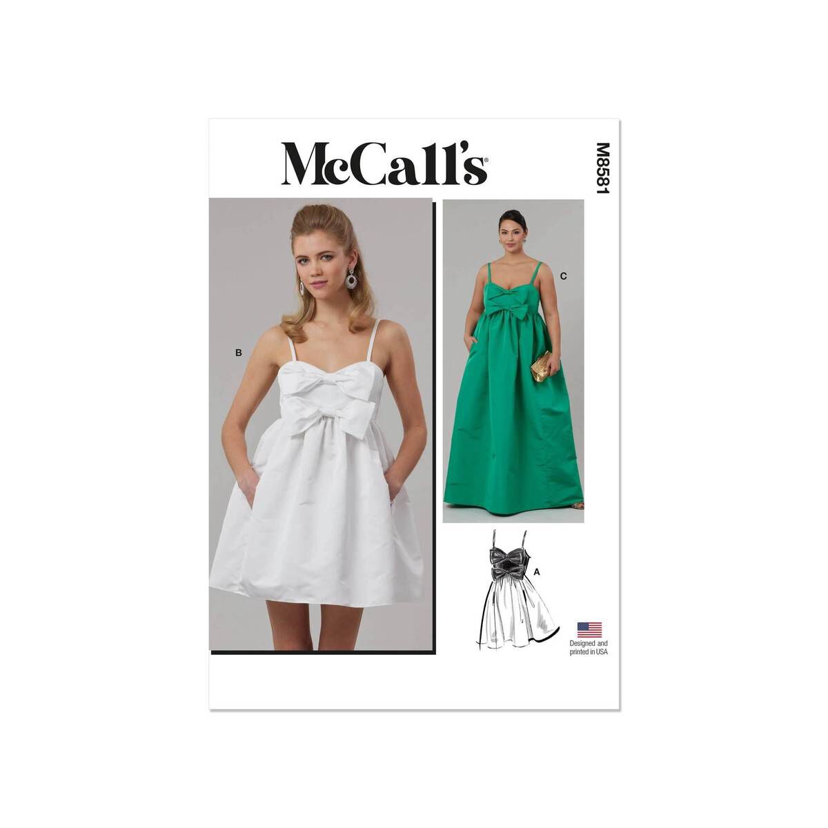 McCall's Women's Dress Sewing Pattern M8581 (W2 20W-28W) | Hobbycraft
