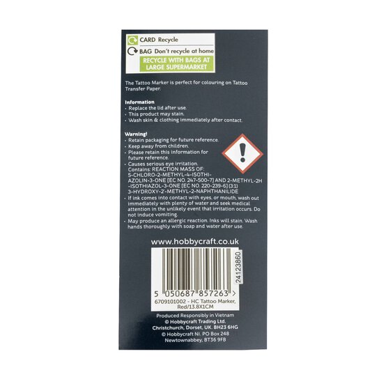 Red Tattoo Marker Pen image number 5