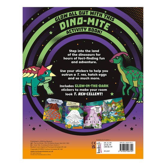 Glow in the Dark Dino Discovery Activity Book image number 2