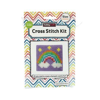 Rainbow Cross Stitch Kit image number 2