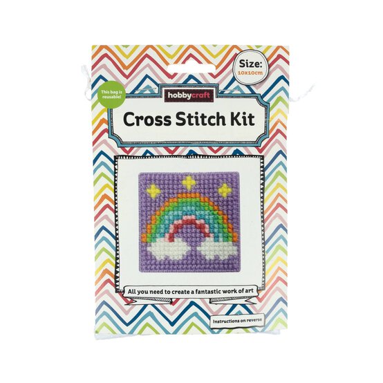 Rainbow Cross Stitch Kit image number 2