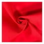 Red Polycotton Fabric by the Metre image number 1