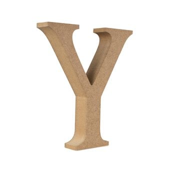 MDF Wooden Letter Y 13cm