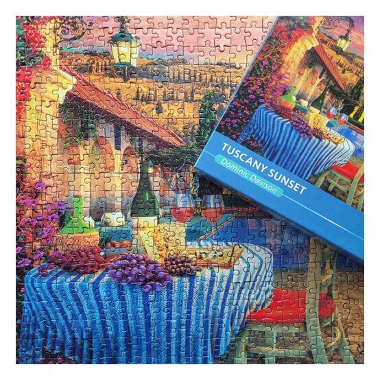 Gibsons Tuscany Sunset Jigsaw Puzzle 1000 Pieces image number 2