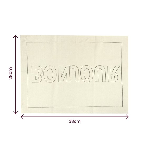 Bonjour Punch Needle Rug Kit image number 5