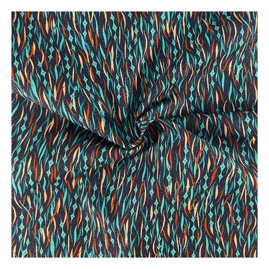 Artisan Tiger Stripes Cotton Fabric by the Metre image number 1