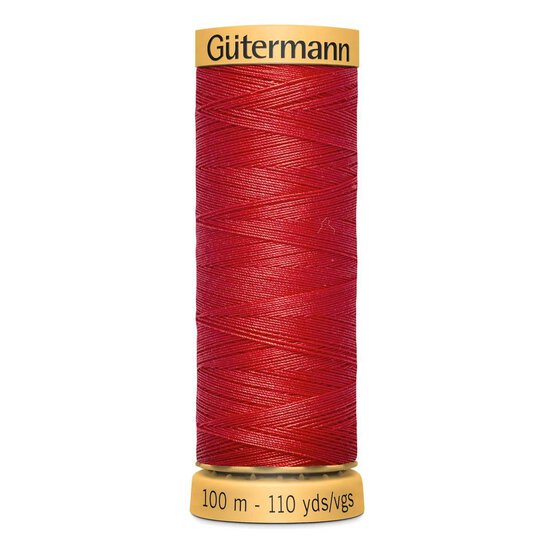 Gutermann Red Cotton Thread 100m (1974) image number 1