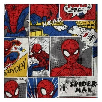 Spider-Man Comic Strip Cotton Print Fabric by the Metre image number 2