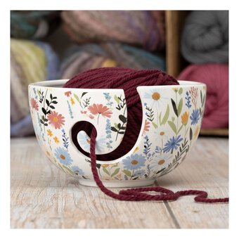Floral Yarn Bowl
