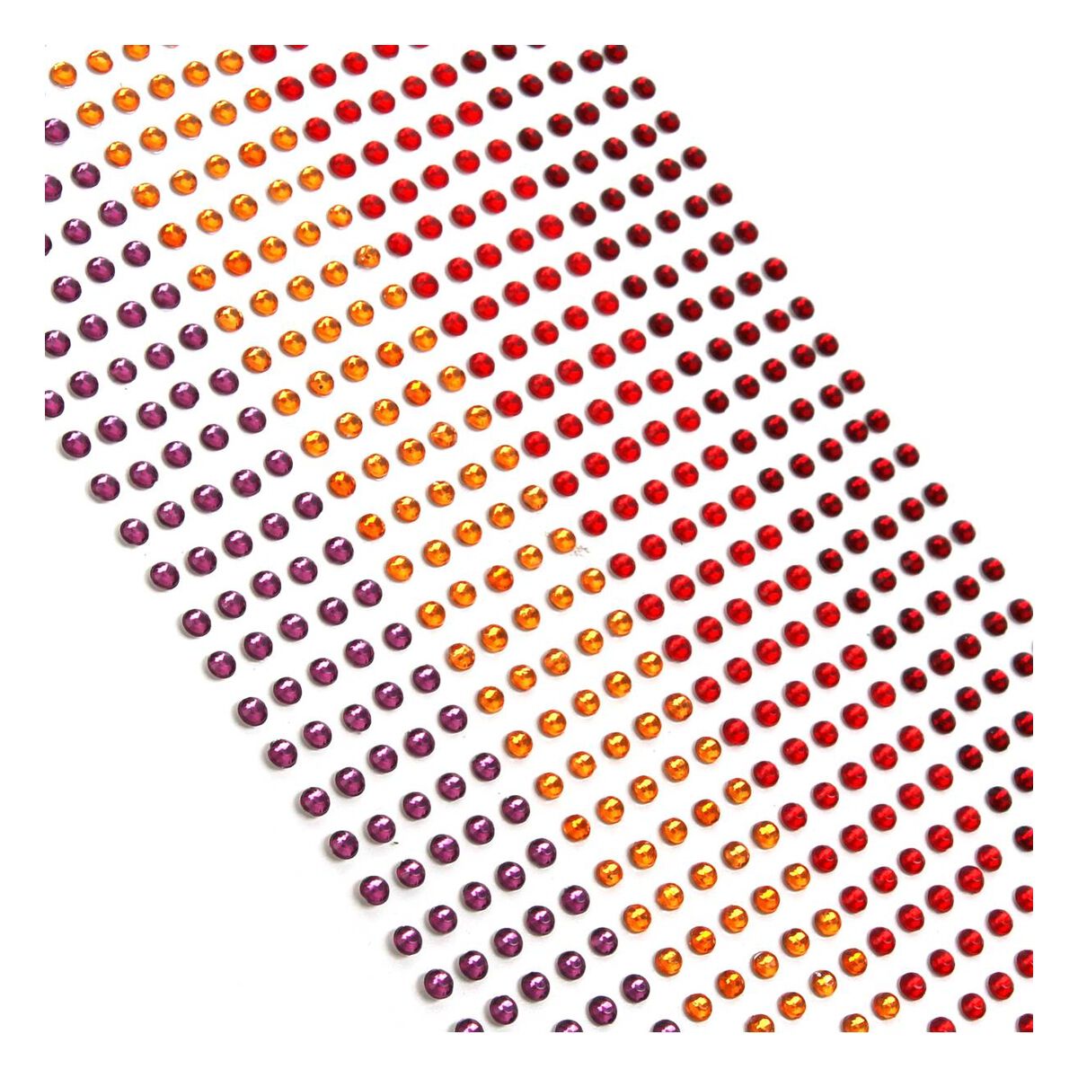 Mixed Red Adhesive Gems 3mm 1080 Pack Hobbycraft