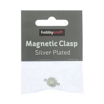 Silver Plated Magnetic Clasp 10mm