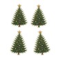 Traditional Tree Card Toppers 4 Pack  image number 1