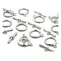 Beads Unlimited Silver Plated Toggle Clasp 17mm 3 Pack image number 1
