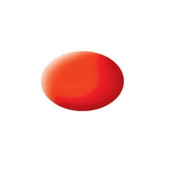 Revell Luminous Orange Matt Aqua Colour Acrylic Paint 18ml (125)
