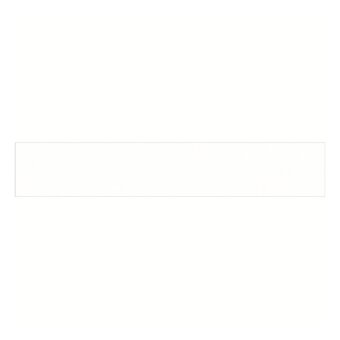 White Satin Ribbon 25mm x 4m