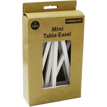 White Mini Table Easel 3 Pack image number 5