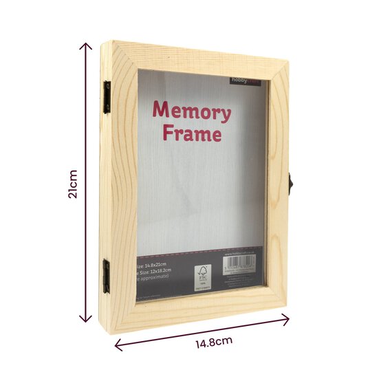 Wooden Memory Box Frame A5 image number 6