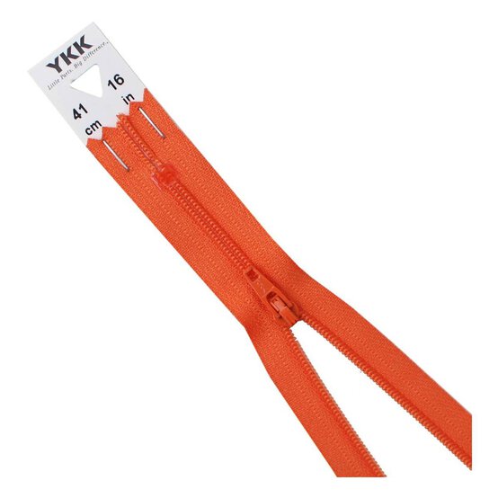 YKK Orange Dress and Skirt Zip 41cm image number 1