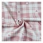 Toybox Treasures Pink Check Cotton Fabric by the Metre image number 1