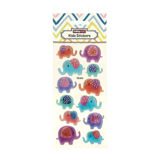 Elephant Gel Stickers image number 4