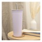 Rose Metal Cup with Straw image number 2
