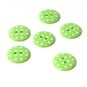 Hemline Light Green Novelty Spotty Button 6 Pack image number 1