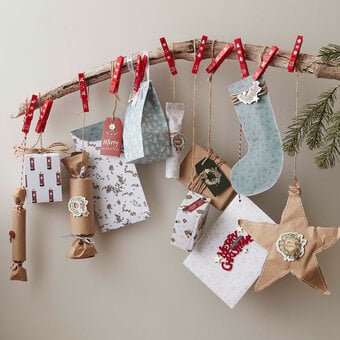How to Make a Papercraft Christmas Advent Calendar