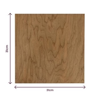 Glowforge Proofgrade Light Cherry Plywood 12 x 12 Inches image number 3