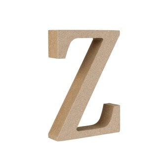 MDF Wooden Letter Z 8cm