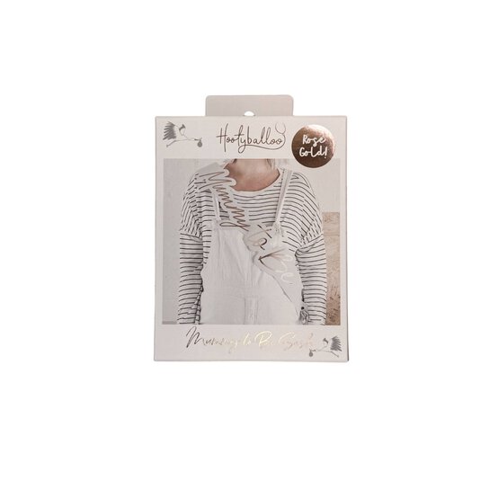 Club Green Grey And Rose Gold Mummy To Be Sash Size 13.5