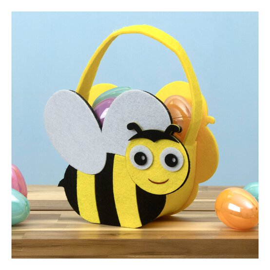 Bee Felt Bucket  image number 1