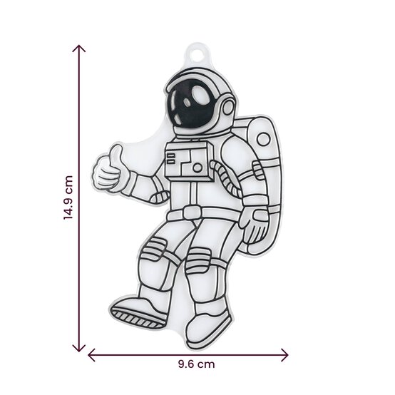 Astronaut Plastic Suncatcher image number 6