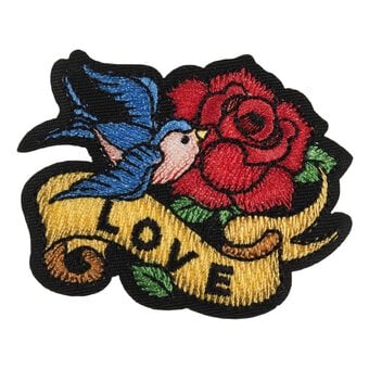 Trimits Love Rose Iron-On Patch