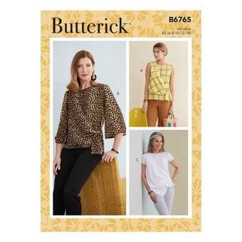 Butterick Women’s Top Sewing Pattern B6765 (6-14)