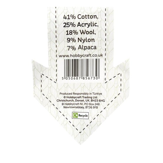 Knitcraft Black and White Blame It on the Bouclé Yarn 50g image number 5