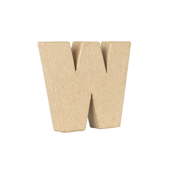 Lowercase Mini Mache Letter W image number 1