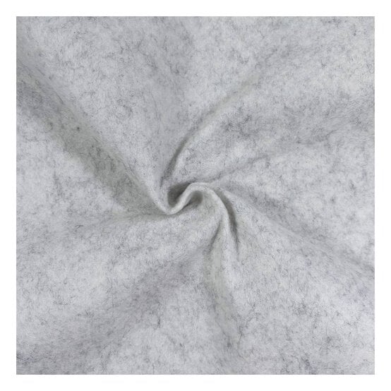 Light Grey Felt Fabric by the Metre image number 1