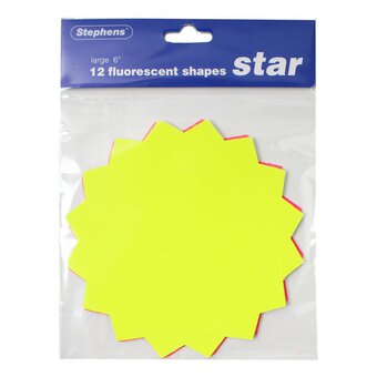 Fluorescent Stars 12 Pack