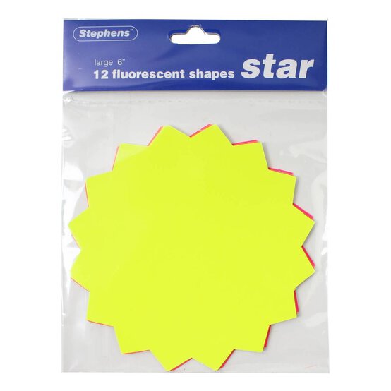 Fluorescent Stars 12 Pack image number 2