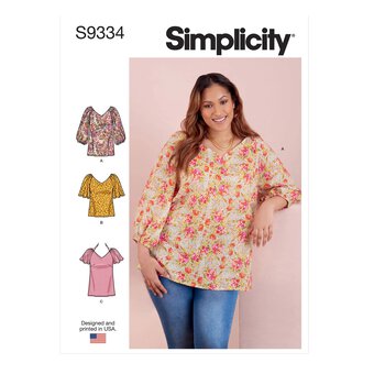 Simplicity Women's Top Sewing Pattern S9334 (AA 10-18)