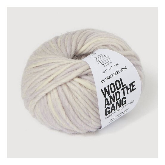 Wool and the Gang Lilac Powder Lil&rsquo; Crazy Sexy Wool Marl 100g image number 3