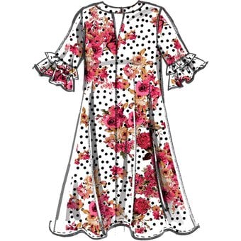 McCall’s Martina Dress Sewing Pattern M8167 (XS-XL) image number 4