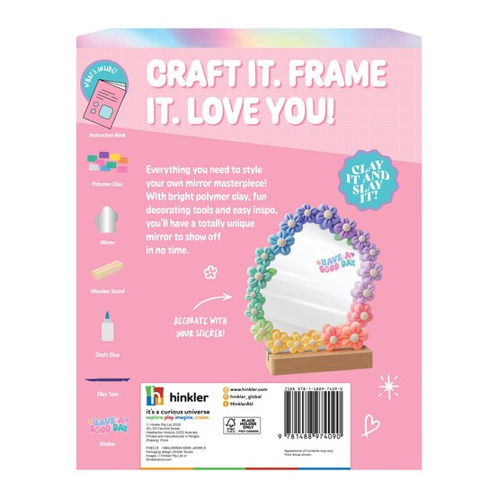 Oh My Craft! Shape-It Mirror Polymer Clay Kit image number 5