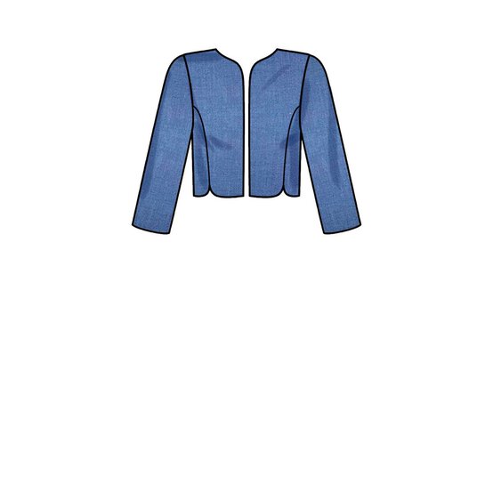 Simplicity Dress and Jacket Sewing Pattern S9473 (6-14) image number 5